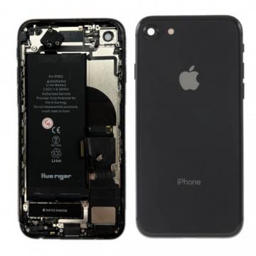 Châssis Arrière iPhone SE 2020 (A2275 / A2298 / A2296) avec Batterie et Caméra Noir (Origine Démonté) - Grade A
